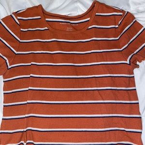 American eagle striped shirt, size M
